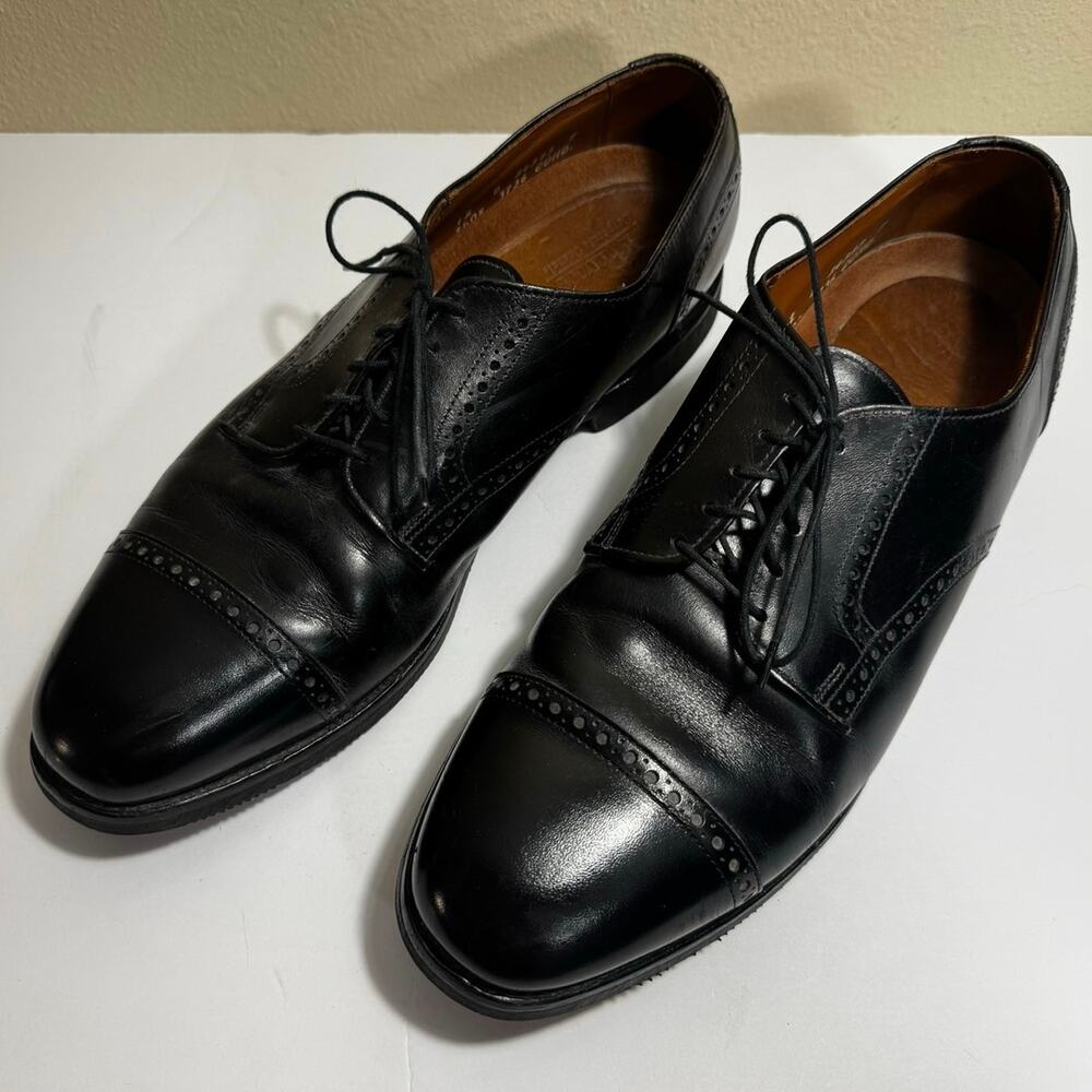 Allen Edmonds Men's Brady Leather Oxford Brogues Black Dress Shoes - Size 12‎ B